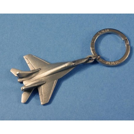 Mig 29 Porte Clef - Key ring pewter 3D finition �tain - DJH CC010-30