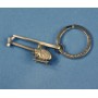 Robinson R22 Porte Clef - Key ring pewter 3D finition �tain - DJH CC010-35