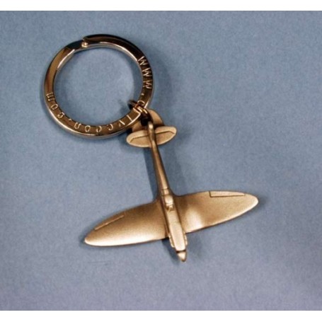 Spitfire Porte Clef - Key ring pewter 3D finition �tain - DJH CC010-36