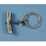 Tiger Moth Porte Clef - Key ring pewter 3D finition �tain - DJH CC010-40