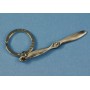 Propeller Porte Clef - Key ring pewter 3D finition �tain - D CC010-44