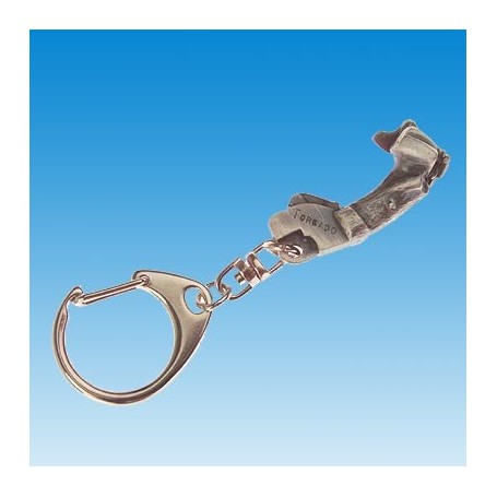Tornado stick top Porte Clef - Key ring pewter 3D finition �tain - DJ CC010-46