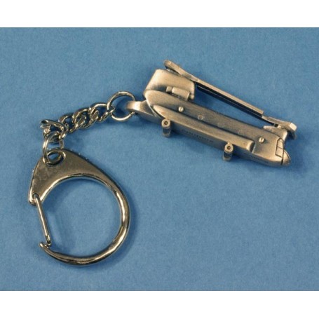 Chinook Porte Clef - Key ring pewter 3D finition �tain - DJH CC010-49