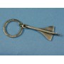 Concorde Porte Clef - Key ring pewter 3D finition �tain - DJH CC010-9