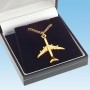 Aircraft - Helicopter Pendants - 22 carat gold plate CC050