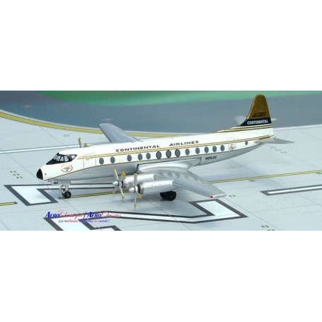 Continental Airlines Viscount 700 N241V Golden Jet  Col AC704A