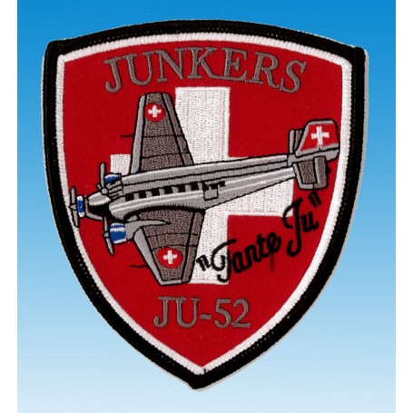 Junkers JU-52 "Tante Ju"  - Ecusson patch 9.5 X 11cm FS702-1