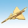 Kfir Avion 3D doré 22k / pin's - DJH CC001-115