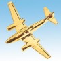 Messerschmitt 262 Avion 3D doré 22k / pin's - DJH CC001-122