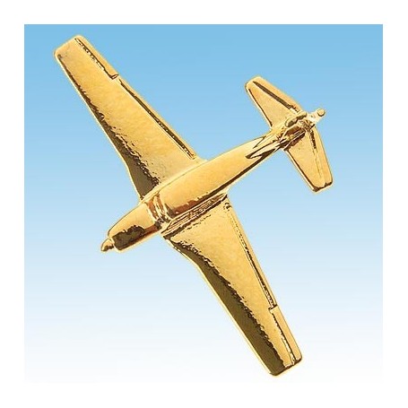 Mooney Avion 3D doré 22k / pin's - DJH CC001-134