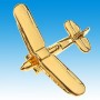 Stampe Avion 3D doré 22k / pin's - DJH CC001-158