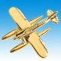 Supermarine S6B Avion 3D doré 22k / pin's - DJH CC001-166