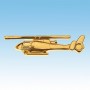 Gazelle Helicoptere 3D doré 22k / pin's - DJH CC001-190