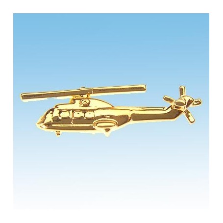 Puma Helicoptere 3D doré 22k / pin's - DJH CC001-197