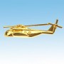 Sikorsky CH53 Helicoptere 3D doré 22k / pin's - DJH CC001-203