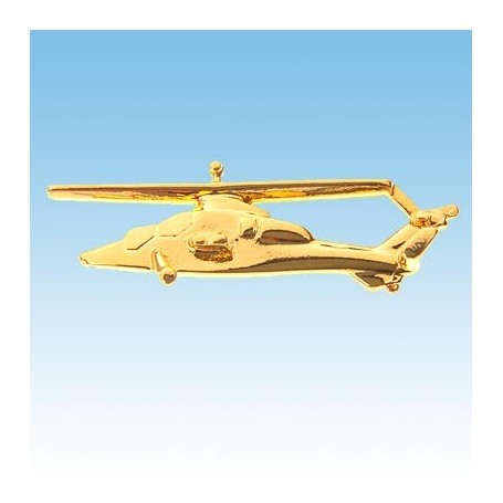 Tigre Helicoptere 3D doré 22k / pin's - DJH CC001-206