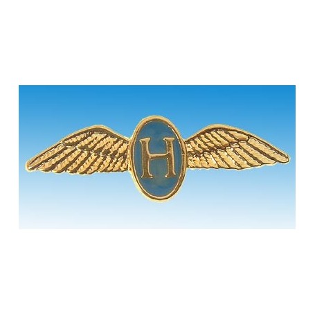 Helicopter Wings doré 22k / pin's - DJH CC001-302