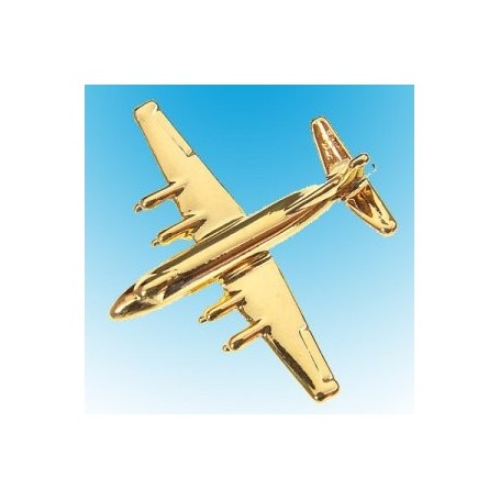 Viscount Avion 3D doré 22k / pin's - DJH CC001-056