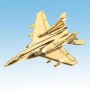 Mig 29 Avion 3D doré 22k / pin's - DJH CC001-128