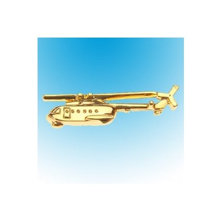 Mil 14 Helicoptere 3D doré 22k / pin's - DJH CC001-195