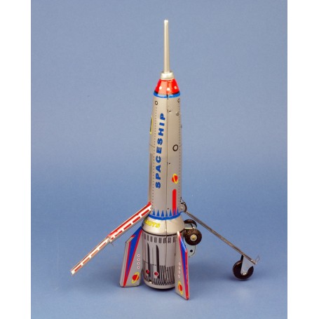 Space rocket former toy/ Fus�e spatiale jouet tole : H38cm WP6016199