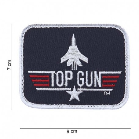 Embroidered patch - Top-Gun square 442304-1067