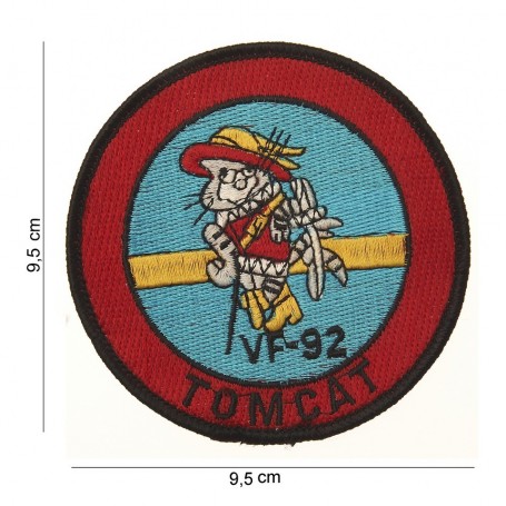 Embroidered patch - VF-92 TOMCAT Sqd red 442306-784