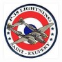 P-38 Lightning Saint-Exupery - Ecusson patch 10cm Patch-StEx