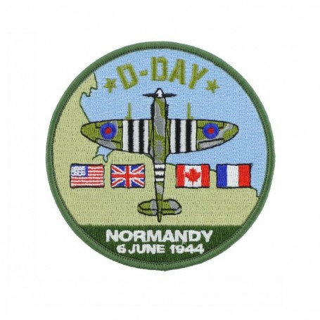 Spitfire D-Day - Normandie 6 Juin 1944 - Ecusson patch 9cm 442306_8027
