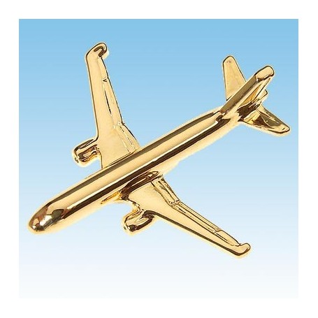 Pin’s 3D doré 24ct Airbus A320 CC001-6