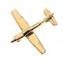 Pin's 3D doré 24ct Pilatus PC-9 CC001-037