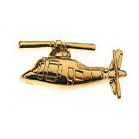 Pin's 3D doré 24ct Agusta 129 Mangusta CC001-043