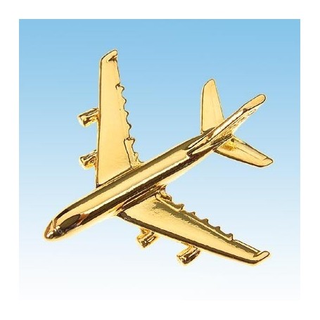Pin's 3D doré 24ct Airbus A380 CC001-10