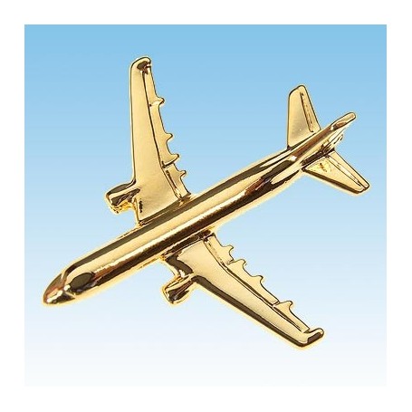 Pin’s 3D doré 24ct Airbus A321 CC001-7