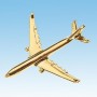Pin’s 3D doré 24ct Airbus A330 CC001-8