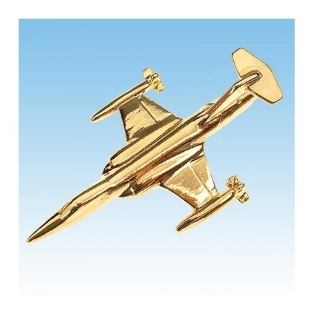 Pin’s 3D doré 24ct F-104 Starfighter CC001-85