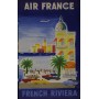 Afffiche Air France French Riviera, B.Villemot MAF059