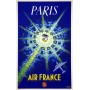 Affiche Air France Paris, P.Baudouin 1947 MAF080