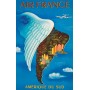 Affiche Air France Amérique du Sud, L.Boucher 1950 MAF102