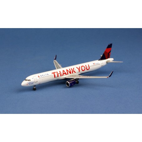 maquette avion - Delta Airbus A321s N391DN "Thank you" AC419746