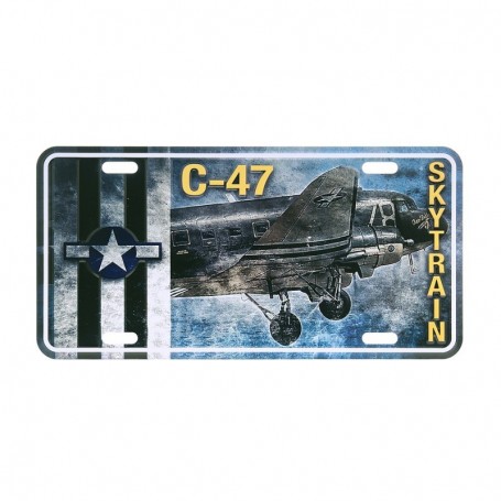 WWII license plate C-47 Skytrain 415141-604
