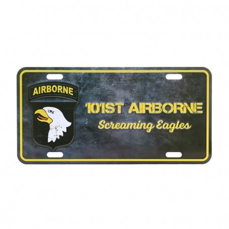 WWII license plate 101 Airborne 415141-605