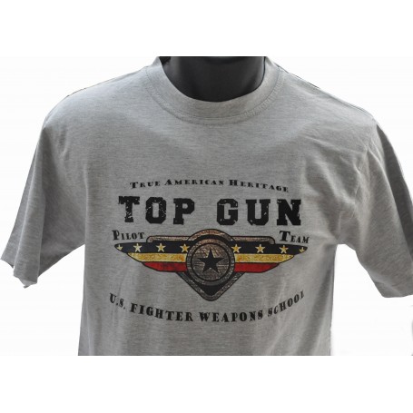Tee shirt Top-Gun Heritage - grey TS-TG-Heritage
