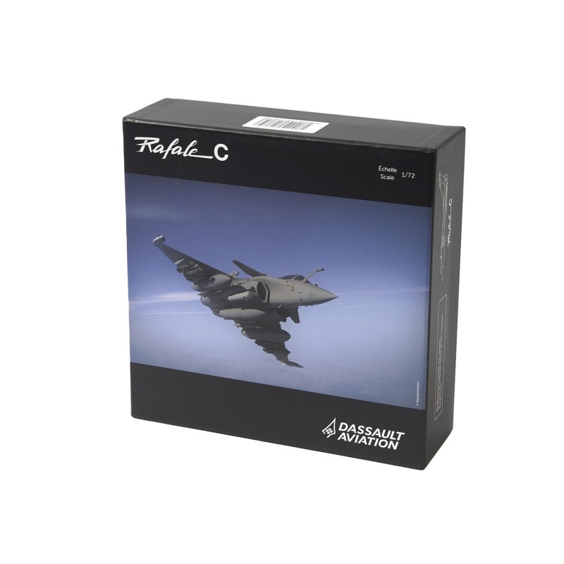 Maquette Rafale C 1:72 En Métal – Dassault Aviation – 3 Présentations – Décalques Inclus