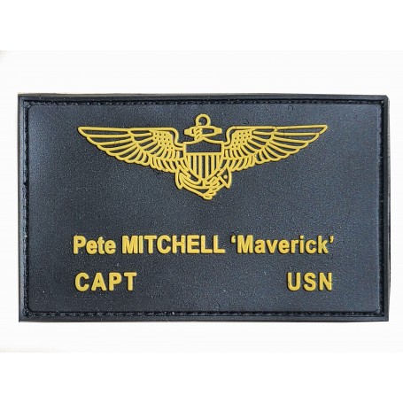 Maverick Pete MITCHELL patronymique patch - PVC 8cm TG-Maverick