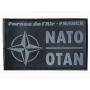 Embroidered patch - Top Gun - Patche 10cm OTAN-France