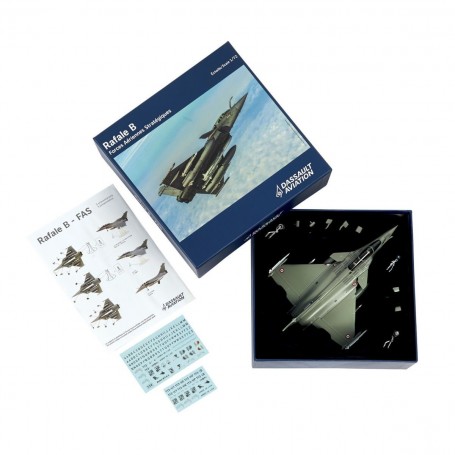 Maquette Avion De Chasse Rafale à L'Échelle 1:72 - Alliage Zinc, 20 Cm, Avec Socle | Modèle Réduit Décoratif Collection - 8