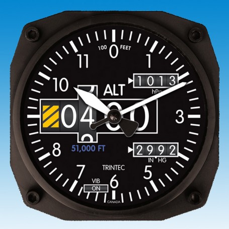 Altimeter Wall clock 17x17cm