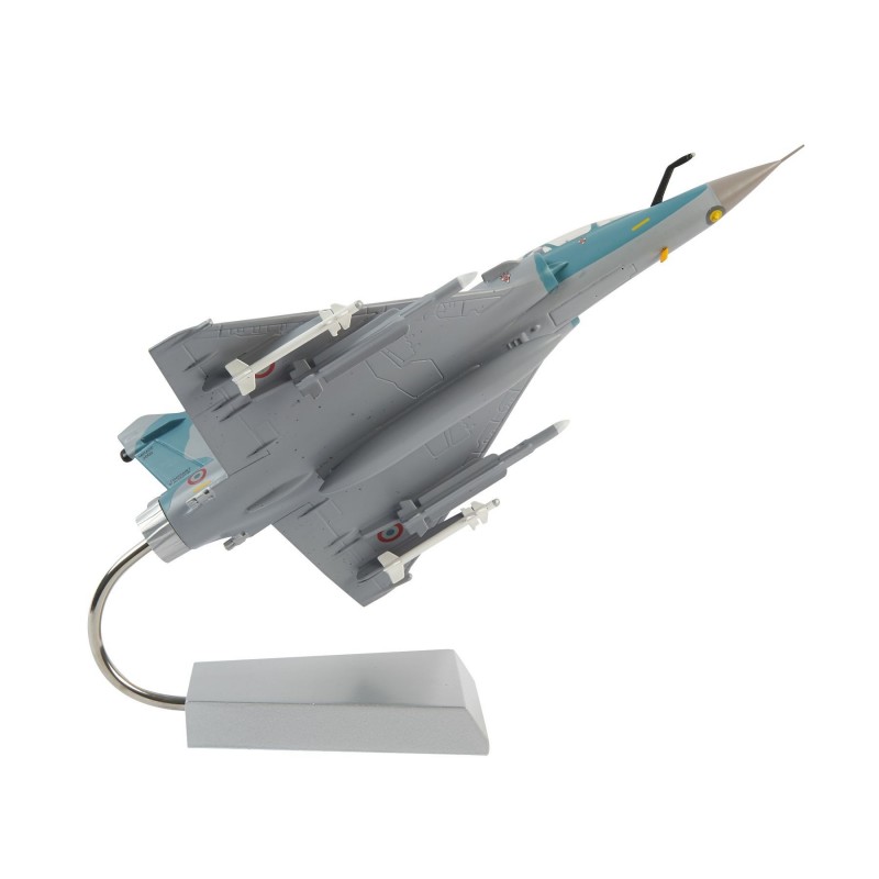 Maquette Mirage 2000N Armée De L'Air - Bois Acajou, échelle 1/40 (39x29 Cm) - Sculptée Et Peinte à La Main - 4