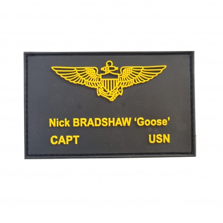 Goose Nick BRADSHAW patronymique patch - PVC 8cm TG-Maverick